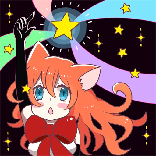 A Magic Cat Girl sticker 6