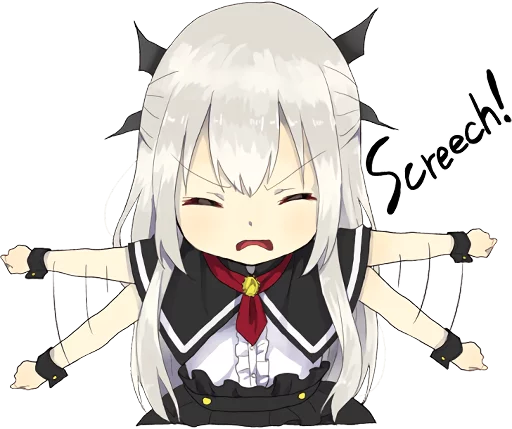A little girl Sticker (Vampire) ENG :: @line_stickers sticker 6
