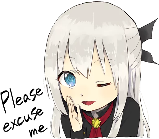 A little girl Sticker (Vampire) ENG :: @line_stickers sticker 8