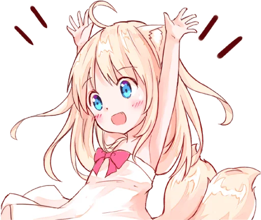NEKOMIMI-MiA 2 :: @line_stickers Telegram sticker pack