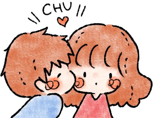 ohanashi stamp ~couple~ :: @line_stickers sticker 6