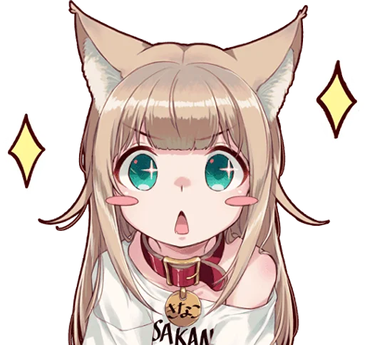 Kinako (Osakana Neko) :: @line_stickers sticker 2