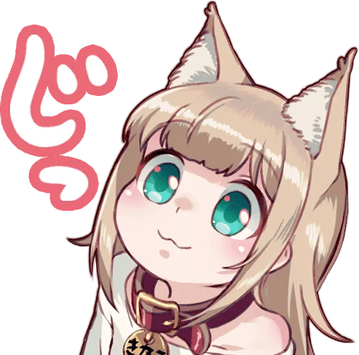 Kinako (Osakana Neko) :: @line_stickers sticker 12