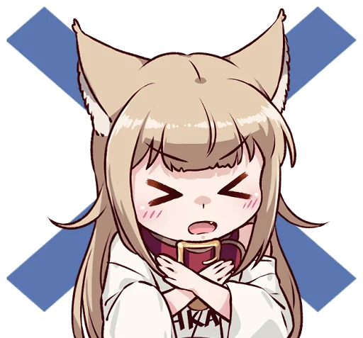 Kinako (Osakana Neko) :: @line_stickers sticker 4