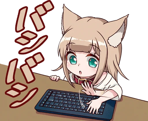Kinako (Osakana Neko) :: @line_stickers sticker 9