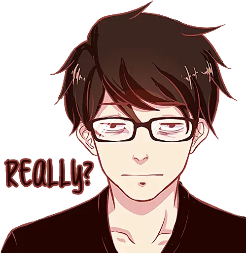That One Guy With Glasses. :: @line_stickers sticker 10