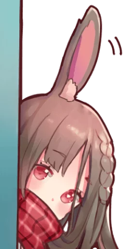 Wolf boy and Rabbit girl :: @line_stickers sticker 2