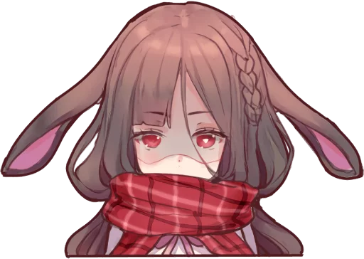 Wolf boy and Rabbit girl :: @line_stickers sticker 4