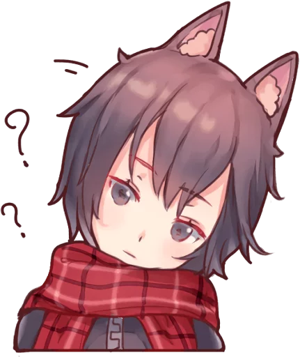 Wolf boy and Rabbit girl :: @line_stickers sticker 7