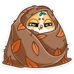 Листочек sticker 6