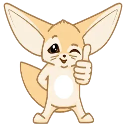 Лисёнок Аск sticker 2