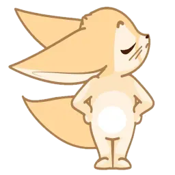 Лисёнок Аск sticker 9