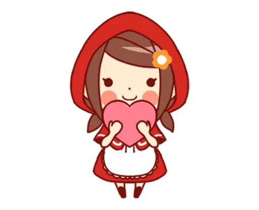 Little Red Riding Hood & Wolf sticker 2