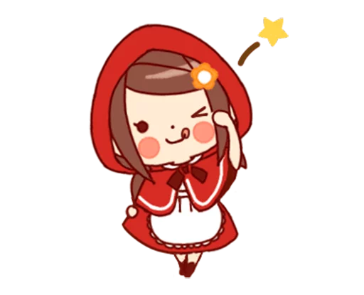 Little Red Riding Hood & Wolf sticker 11