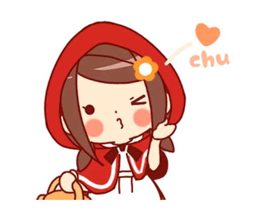 Little Red Riding Hood & Wolf sticker 3