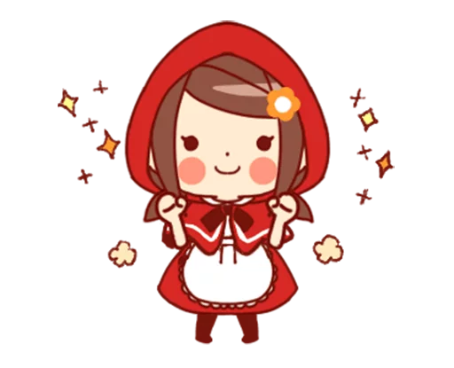 Little Red Riding Hood & Wolf sticker 4