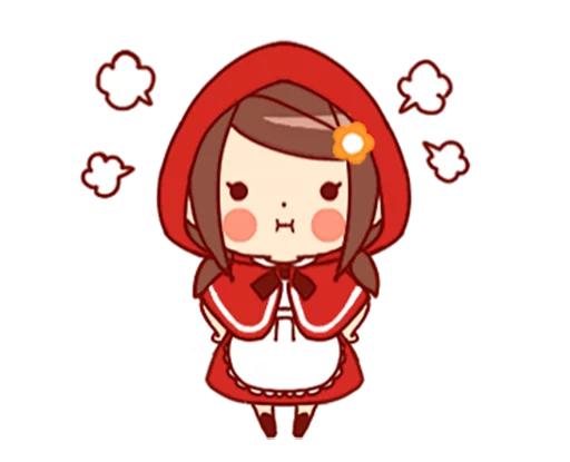 Little Red Riding Hood & Wolf sticker 9