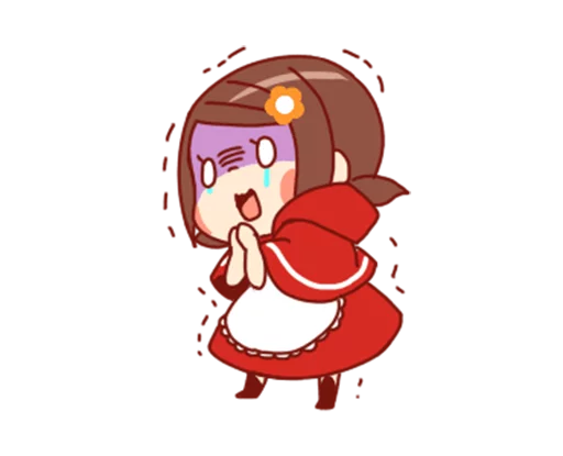 Little Red Riding Hood & Wolf sticker 10