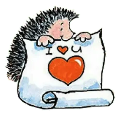 Влюблённый ёжик sticker 12