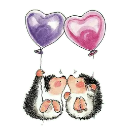 Влюблённый ёжик sticker 4