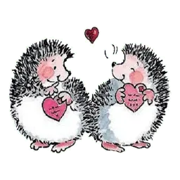 Влюблённый ёжик sticker 10