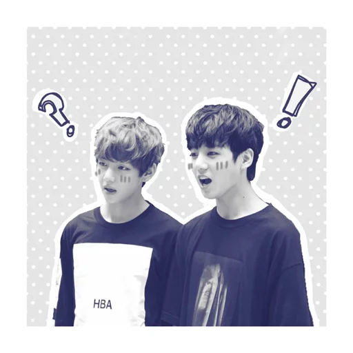 Vkook sticker 7