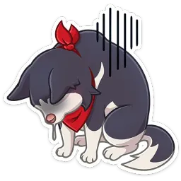 Лаки Евгения Морда Telegram sticker pack