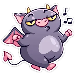 Чертёнок Лютик Telegram sticker pack