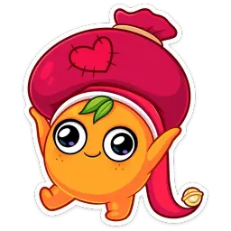 Мандаринка sticker 2