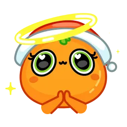 Мандаринка Маринка FOXDIZIGNER sticker 3