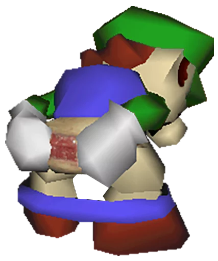 Mario abrindo o cu sticker 2