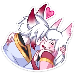 Мари и Хидэ Лана Моргана sticker 2