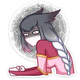 Мари и Хидэ Лана Моргана sticker 11