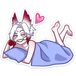 Мари и Хидэ: Медовый месяц Лана Моргана sticker 2