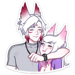 Мари и Хидэ: Медовый месяц Лана Моргана sticker 11