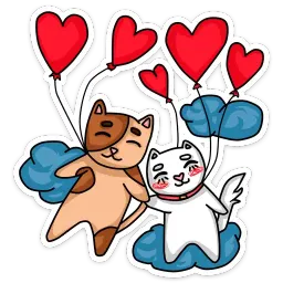 Котики sticker 3