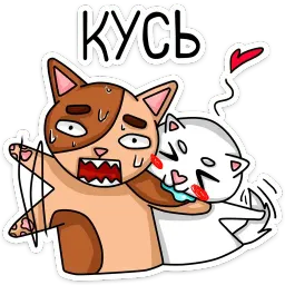 Котики sticker 8