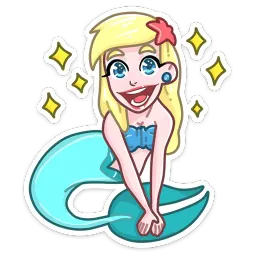 Русалка Марина :: @stickroom sticker 2