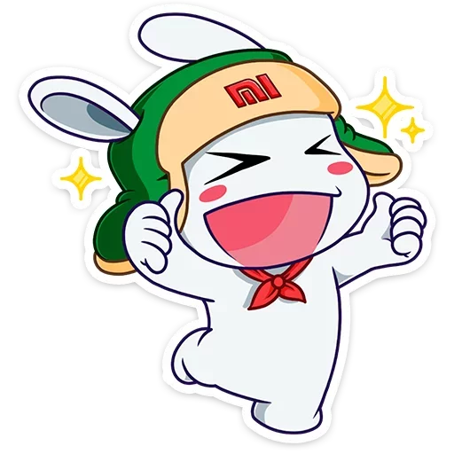 Кролик Mi Rabbit @TgSticker sticker 2