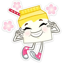 Молочко sticker 4