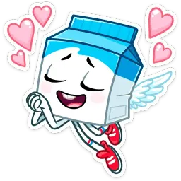 Молочко sticker 6