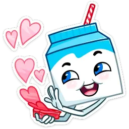Молочко sticker 7