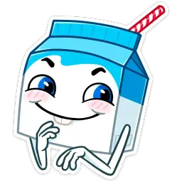 Молочко sticker 8