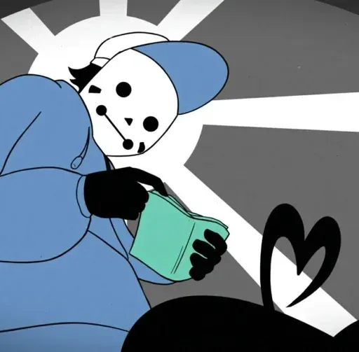 MIME AND DASH sticker 75