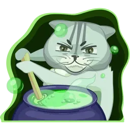 Волшебный кот Telegram sticker pack