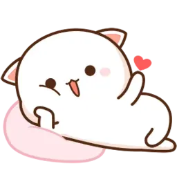 mochi peach cats sticker 11