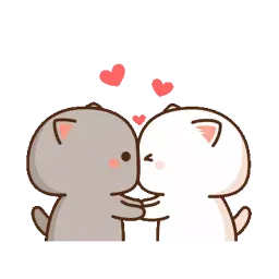 mochi peach cats sticker 6