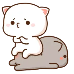 mochi peach cats sticker 9