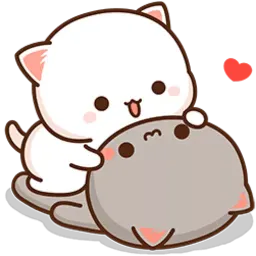 mochi peach cats sticker 10