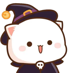 Mochi Peach Cat Halloween Mochi Peach Cat sticker 11